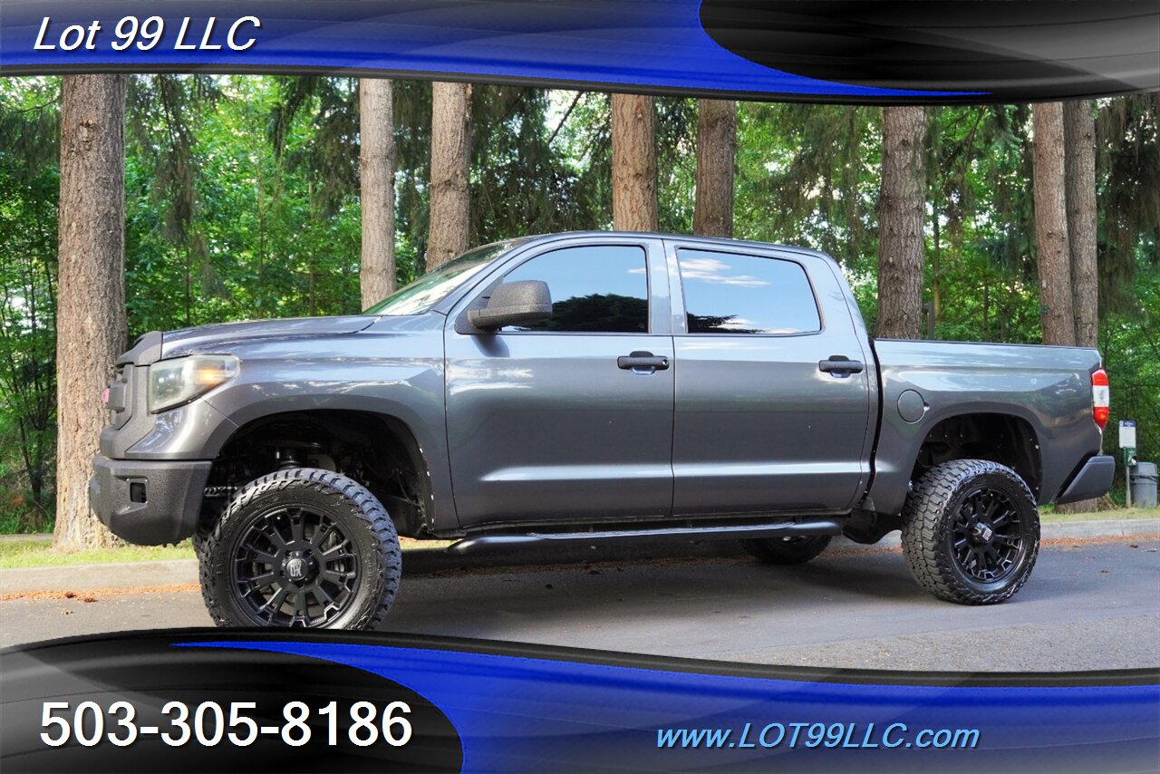 2014 Toyota Tundra SR5 4X4 Crew Max V8 5.7L Auto LIFTED Black Wheels  Newer OFF ROAD TIRES FOX Shocks 88K LOW MILES - Photo 5 - Milwaukie, OR 97267