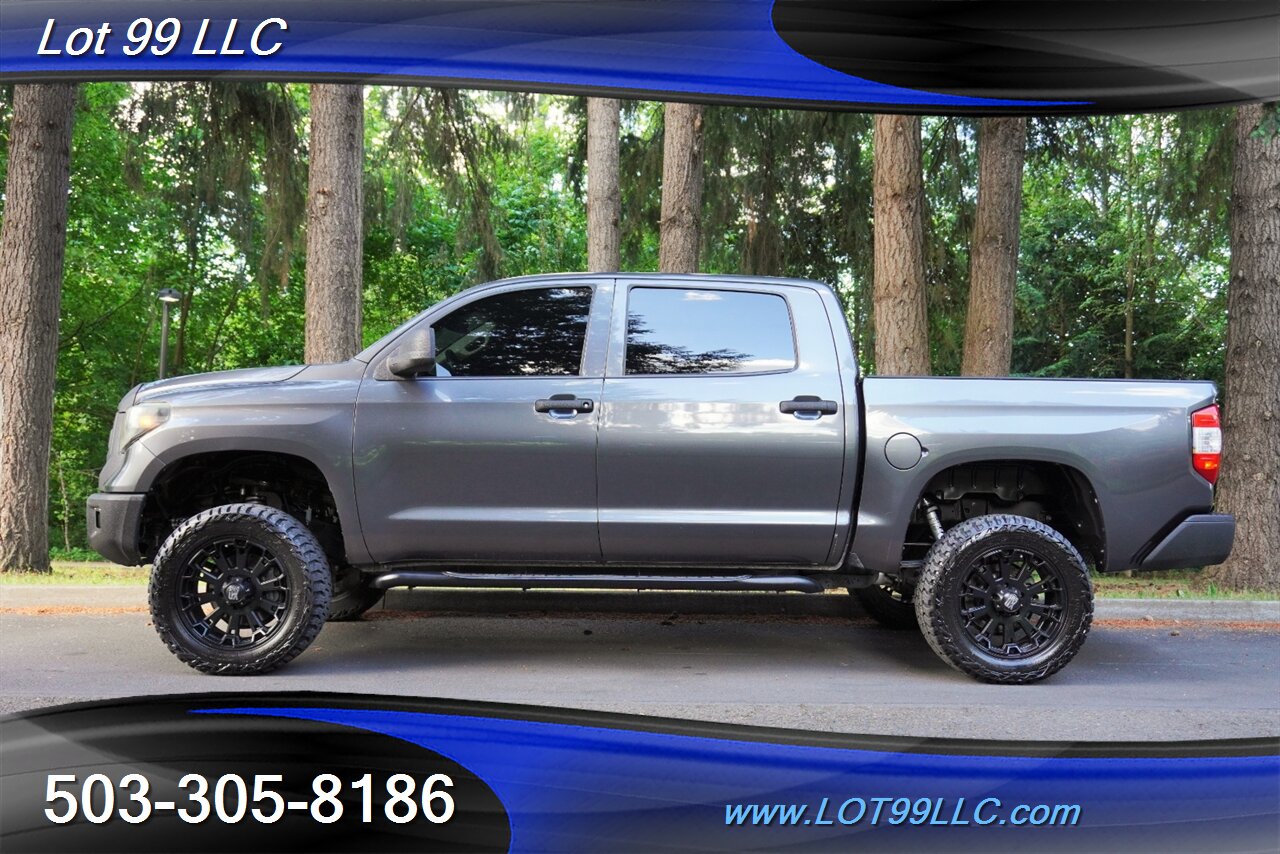 2014 Toyota Tundra SR5 4X4 Crew Max V8 5.7L Auto LIFTED Black Wheels  Newer OFF ROAD TIRES FOX Shocks 88K LOW MILES - Photo 1 - Milwaukie, OR 97267