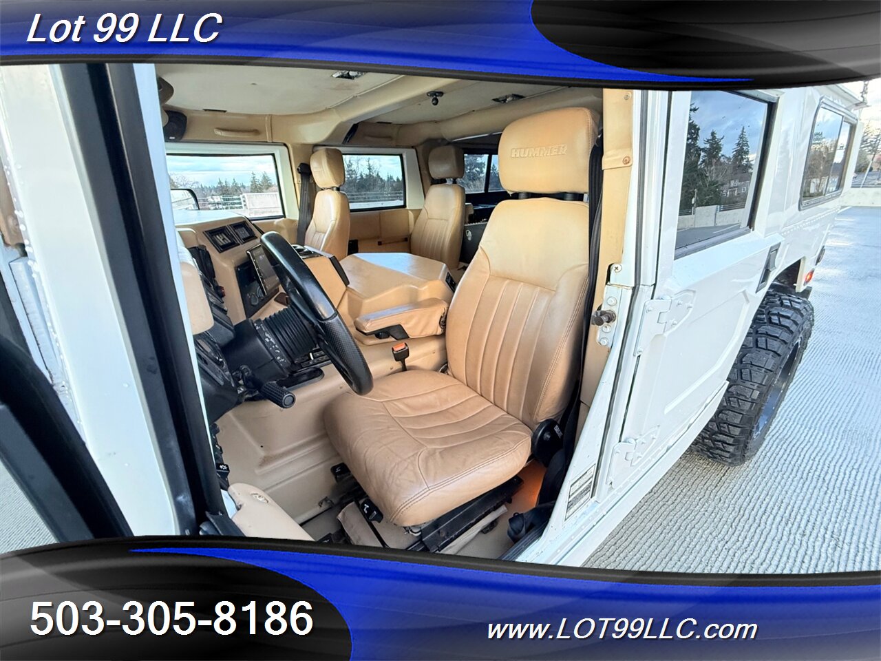 1999 Hummer H1 Wagon 4X4 6.5L Turbo Diesel Leather New Tires   - Photo 11 - Milwaukie, OR 97267