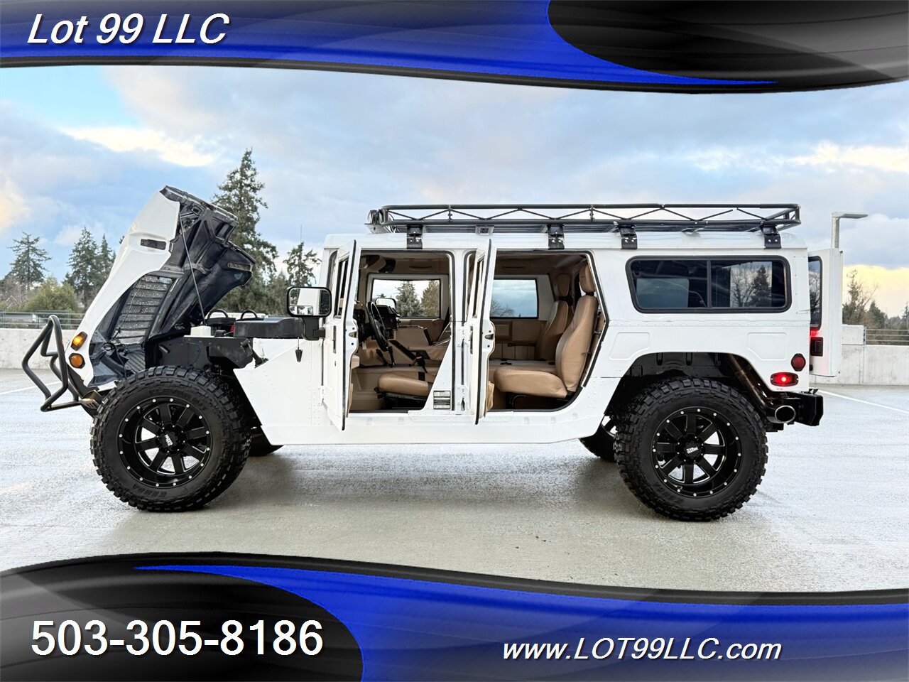 1999 Hummer H1 Wagon 4X4 6.5L Turbo Diesel Leather New Tires   - Photo 16 - Milwaukie, OR 97267