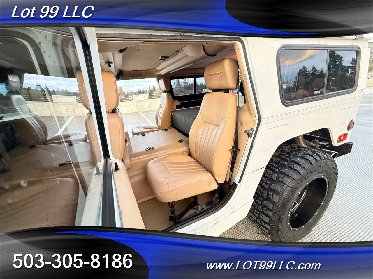 1999 Hummer H1 Wagon 4X4 6.5L Turbo Diesel Leather New Tires   - Photo 13 - Milwaukie, OR 97267