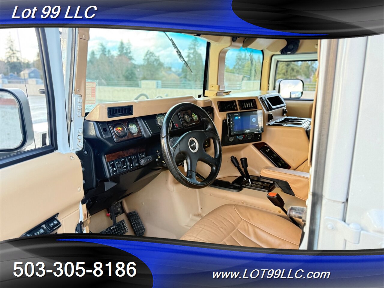 1999 Hummer H1 Wagon 4X4 6.5L Turbo Diesel Leather New Tires   - Photo 30 - Milwaukie, OR 97267