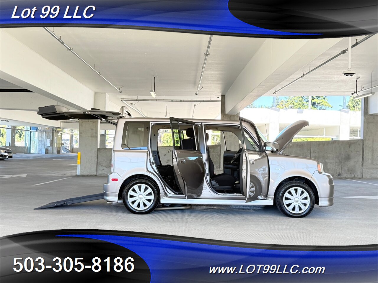 2005 Scion xB 81k  31MPG WHEELCHAIR VAN B&D TURN TRANSFER SEAT  POWER Rear Ramp 31mpg Rampvan New Tires - Photo 23 - Milwaukie, OR 97267