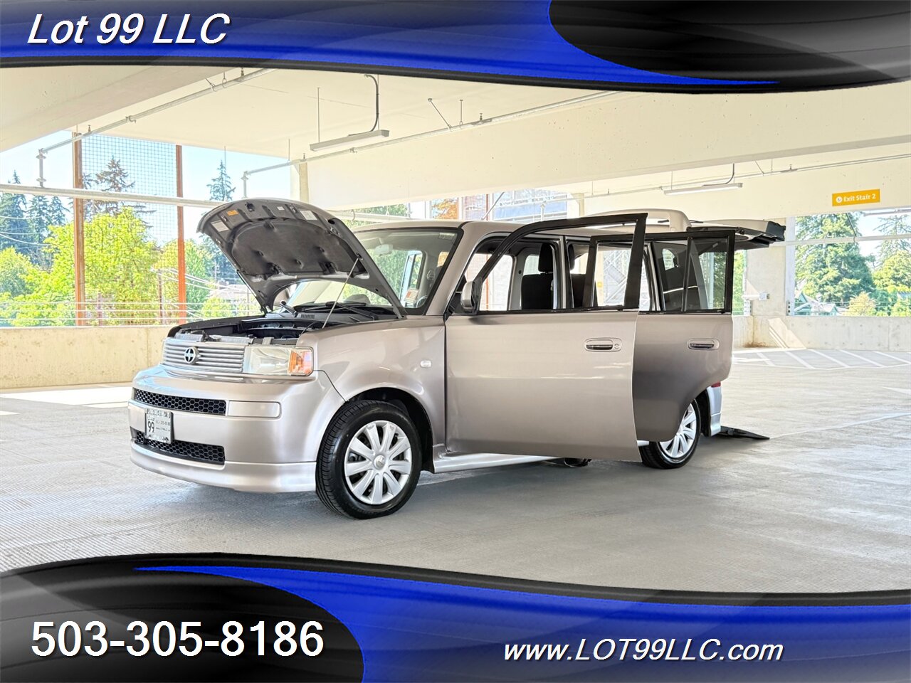 2005 Scion xB 81k  31MPG WHEELCHAIR VAN B&D TURN TRANSFER SEAT  POWER Rear Ramp 31mpg Rampvan New Tires - Photo 29 - Milwaukie, OR 97267