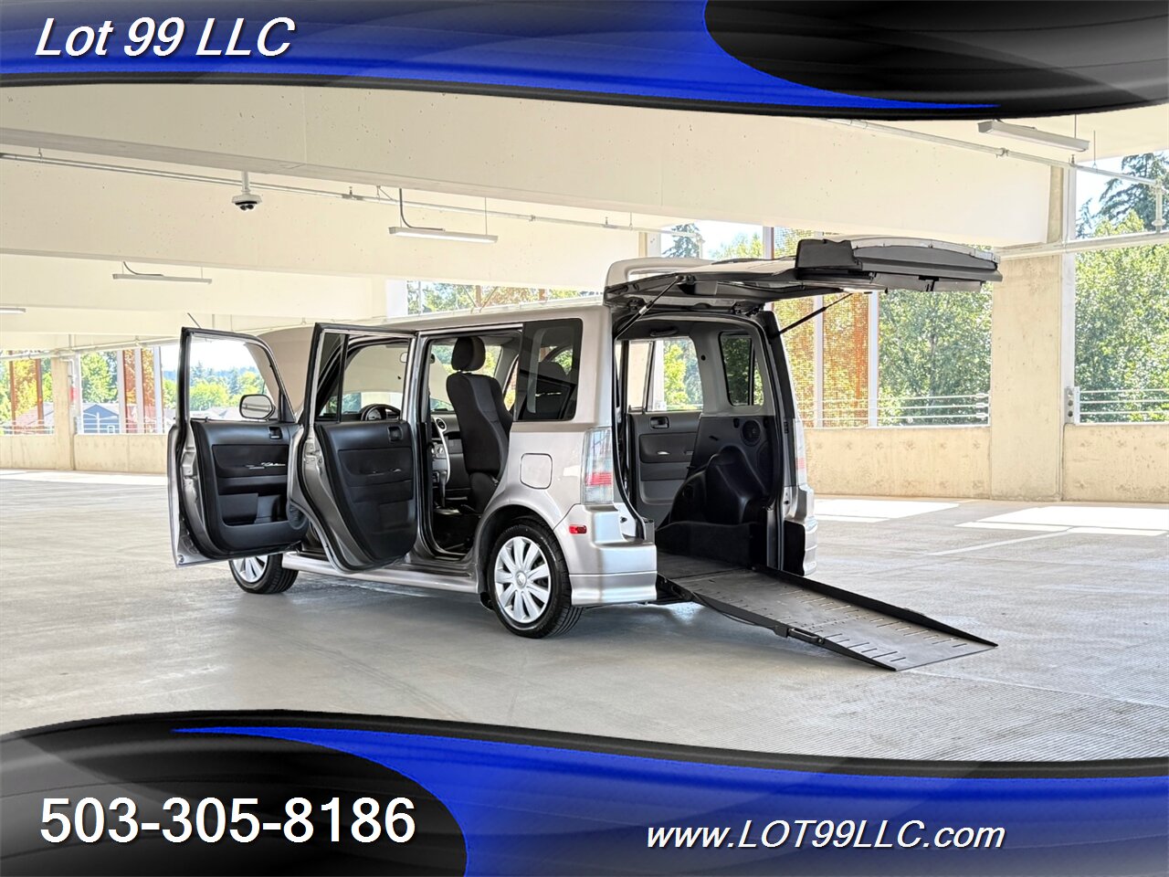 2005 Scion xB 81k  31MPG WHEELCHAIR VAN B&D TURN TRANSFER SEAT  POWER Rear Ramp 31mpg Rampvan New Tires - Photo 34 - Milwaukie, OR 97267
