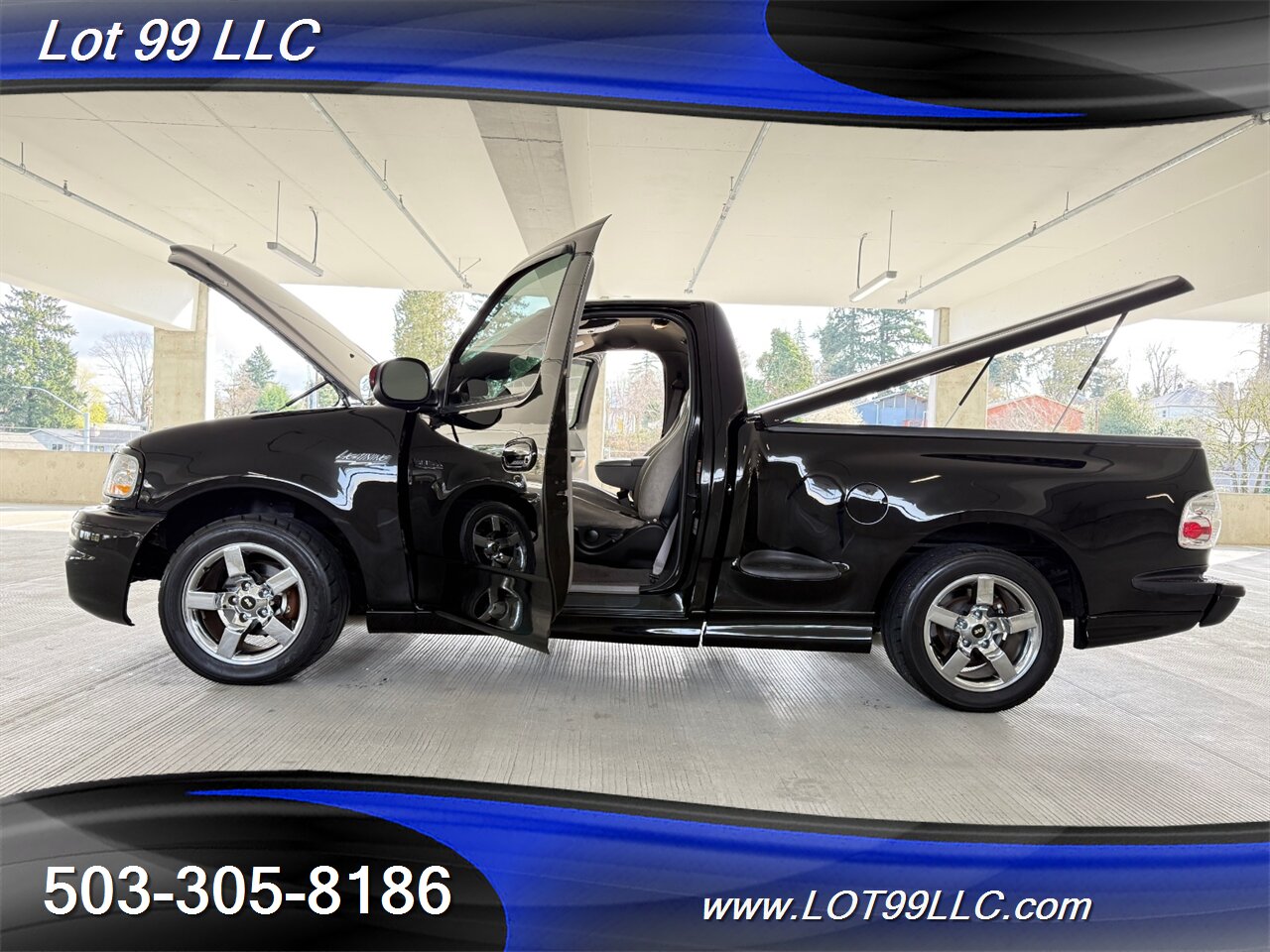 2001 Ford F-150 SVT Lightning 109k 5.4L V8 WHIPPLE Supercharged  SCT Long Tube Headers Bed Rug Hard Tonneau Cover - Photo 27 - Milwaukie, OR 97267