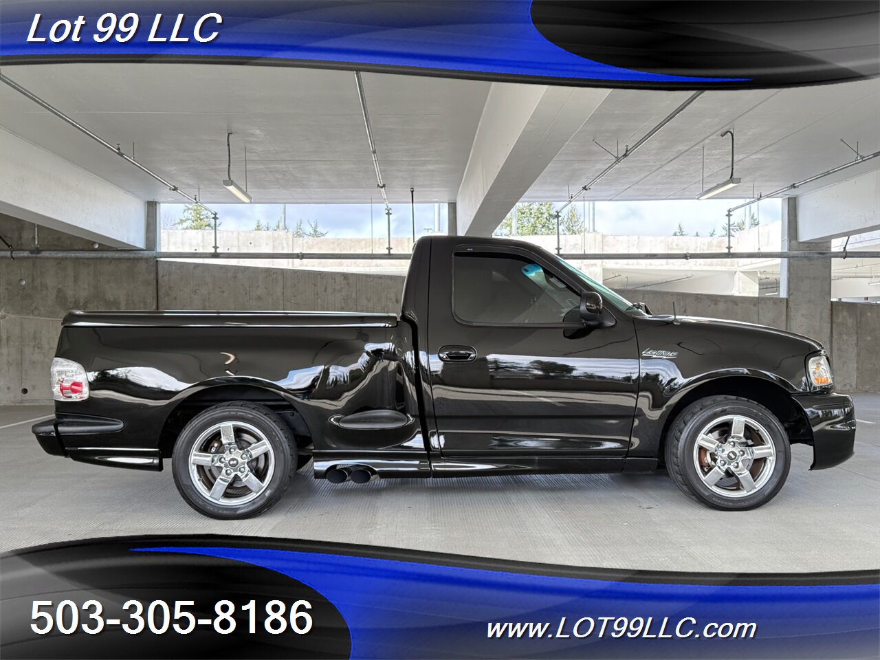 2001 Ford F-150 SVT Lightning 109k 5.4L V8 WHIPPLE Supercharged  SCT Long Tube Headers Bed Rug Hard Tonneau Cover - Photo 8 - Milwaukie, OR 97267