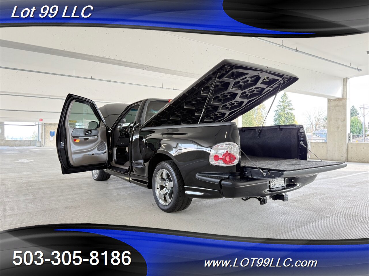 2001 Ford F-150 SVT Lightning 109k 5.4L V8 WHIPPLE Supercharged  SCT Long Tube Headers Bed Rug Hard Tonneau Cover - Photo 39 - Milwaukie, OR 97267