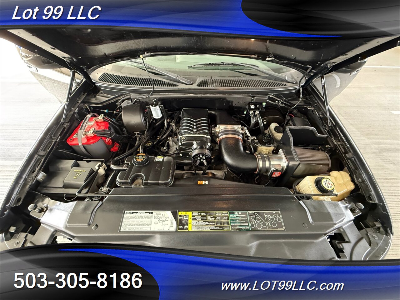 2001 Ford F-150 SVT Lightning 109k 5.4L V8 WHIPPLE Supercharged  SCT Long Tube Headers Bed Rug Hard Tonneau Cover - Photo 22 - Milwaukie, OR 97267