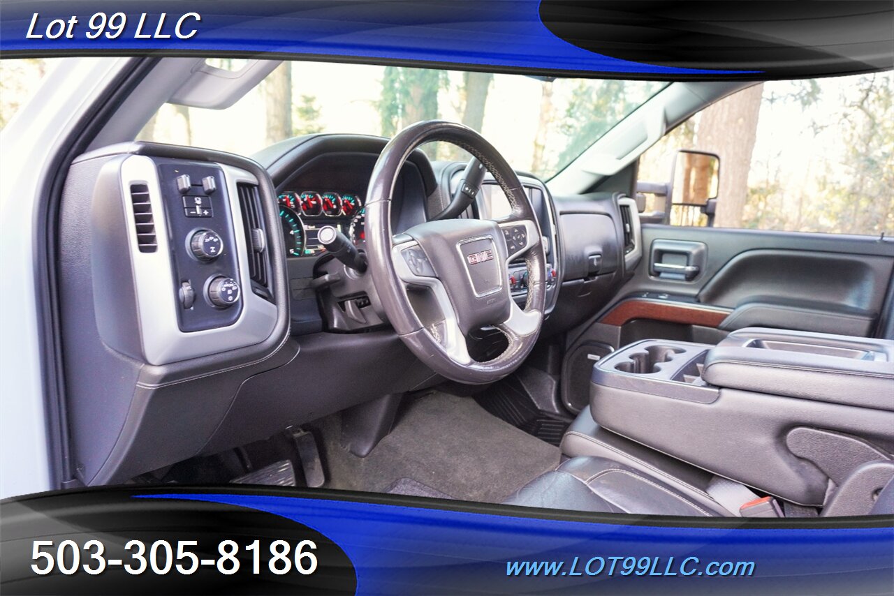 2018 GMC Sierra 3500HD SLT 4X4 6.6L DURAMAX Heated AC Leather Moon Roof Chrome Wheels Newer Tires Short Bed 1 OWNER NO RUST Local Trade - Photo 12 - Milwaukie, OR 97267