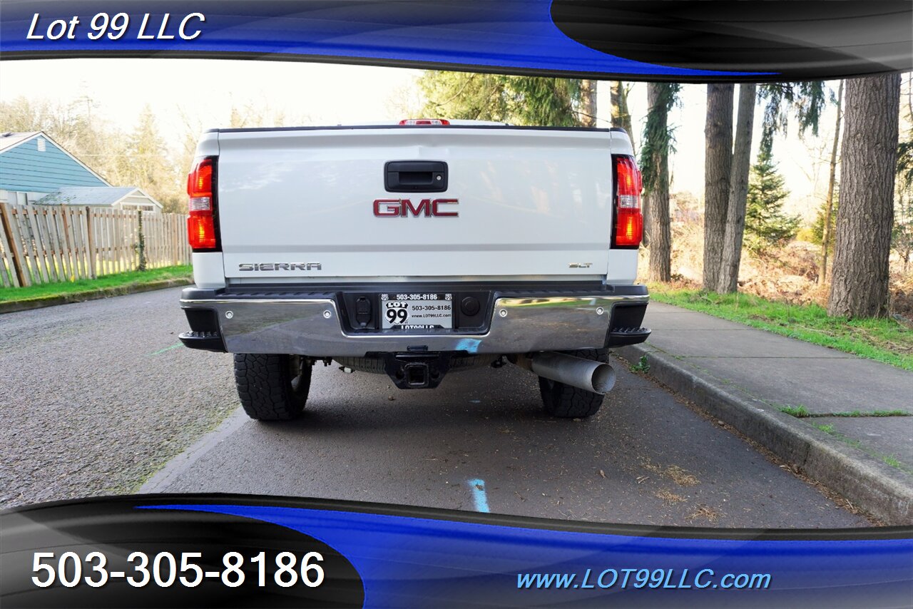 2018 GMC Sierra 3500HD SLT 4X4 6.6L DURAMAX Heated AC Leather Moon Roof Chrome Wheels Newer Tires Short Bed 1 OWNER NO RUST Local Trade - Photo 10 - Milwaukie, OR 97267
