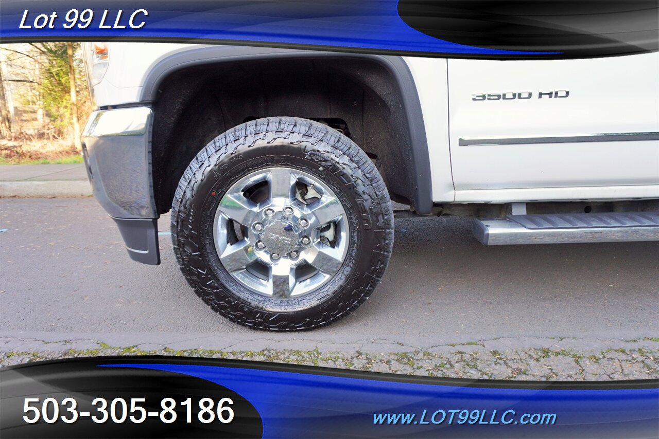 2018 GMC Sierra 3500HD SLT 4X4 6.6L DURAMAX Heated AC Leather Moon Roof Chrome Wheels Newer Tires Short Bed 1 OWNER NO RUST Local Trade - Photo 38 - Milwaukie, OR 97267