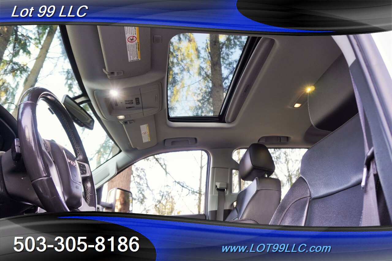 2018 GMC Sierra 3500HD SLT 4X4 6.6L DURAMAX Heated AC Leather Moon Roof Chrome Wheels Newer Tires Short Bed 1 OWNER NO RUST Local Trade - Photo 3 - Milwaukie, OR 97267