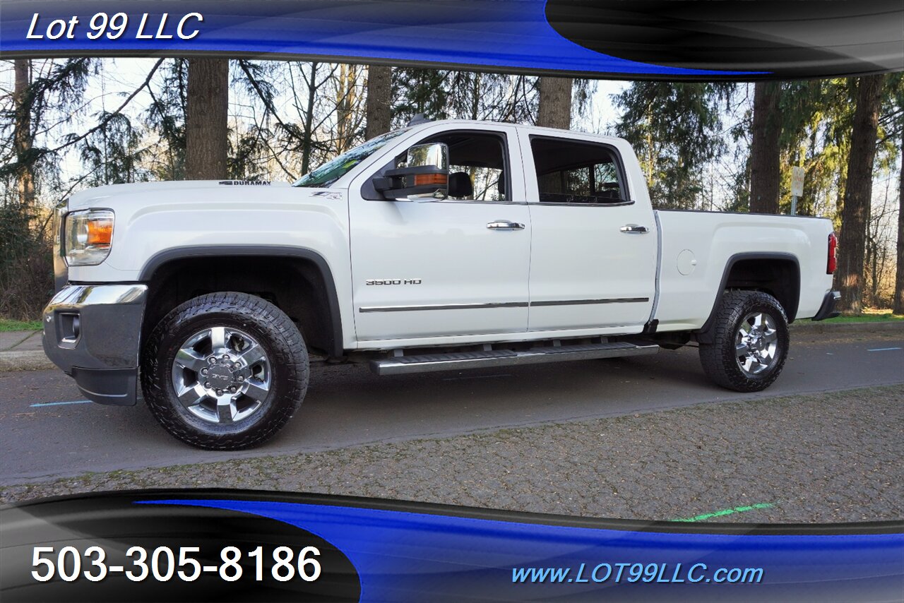 2018 GMC Sierra 3500HD SLT 4X4 6.6L DURAMAX Heated AC Leather Moon Roof Chrome Wheels Newer Tires Short Bed 1 OWNER NO RUST Local Trade - Photo 5 - Milwaukie, OR 97267