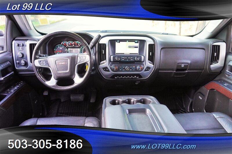 2018 GMC Sierra 3500HD SLT 4X4 6.6L DURAMAX Heated AC Leather Moon Roof  Chrome Wheels Newer Tires Short Bed 1 OWNER NO RUST Local Trade