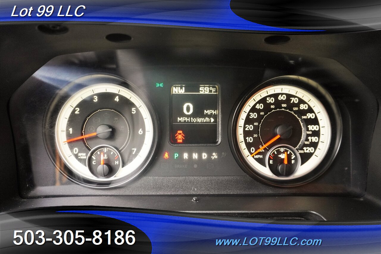 2014 RAM 1500 Big Horn 4X4 V8 HEMI Auto Leather Seats GPS  LIFTERD 20 Wheels Newer 35 tires - Photo 23 - Milwaukie, OR 97267