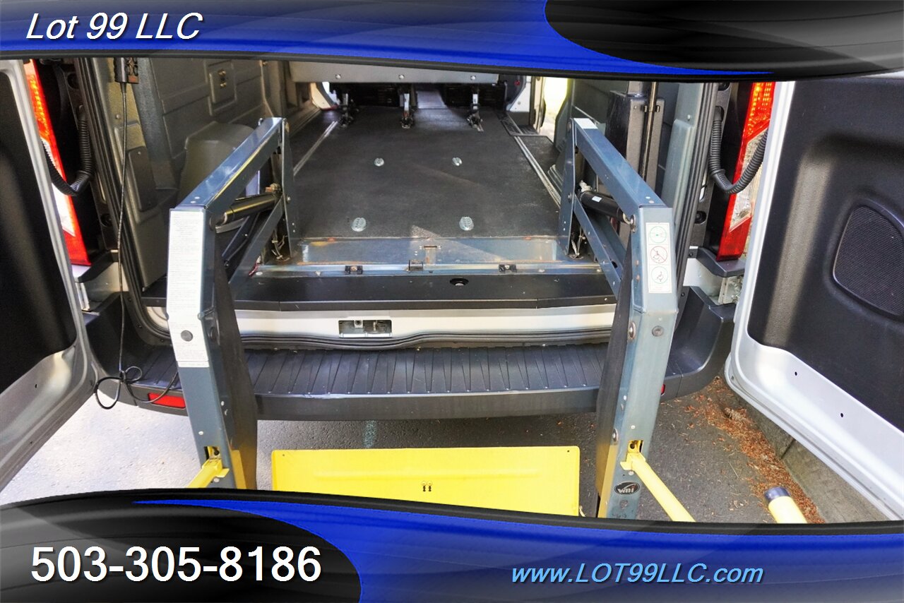2017 Ford Transit 350 3.7L Auto LWB HIGH ROOF WHEEL CHAIR ADA VAN  POWER RAMP REAR SEAT - Photo 18 - Milwaukie, OR 97267