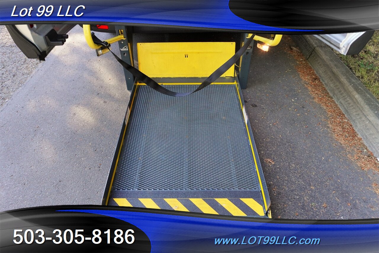 2017 Ford Transit 350 3.7L Auto LWB HIGH ROOF WHEEL CHAIR ADA VAN  POWER RAMP REAR SEAT - Photo 3 - Milwaukie, OR 97267