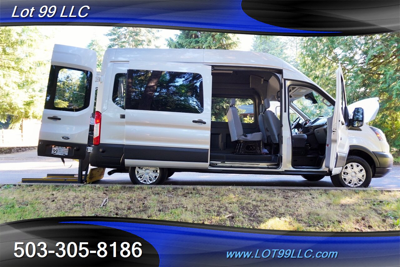 2017 Ford Transit 350 3.7L Auto LWB HIGH ROOF WHEEL CHAIR ADA VAN  POWER RAMP REAR SEAT - Photo 30 - Milwaukie, OR 97267