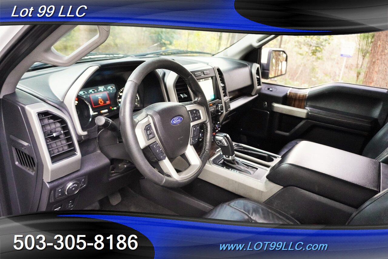 2019 Ford F-150 Lariat 4X4 Power Stroke Leather Pano GPS Lifted - Photo 14 - Milwaukie, OR 97267