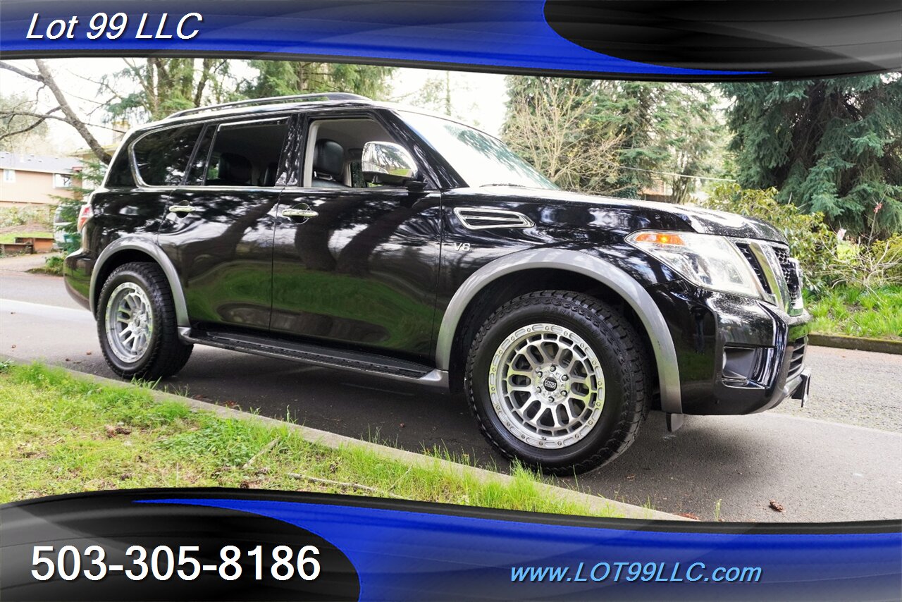 2020 Nissan Armada SL 4x4 V8 5.6L Auto Heated Leather Seats GPS Moon  Roof 3 ROW SEATING Premium Wheels Newer Tires 2 OWNERS - Photo 7 - Milwaukie, OR 97267