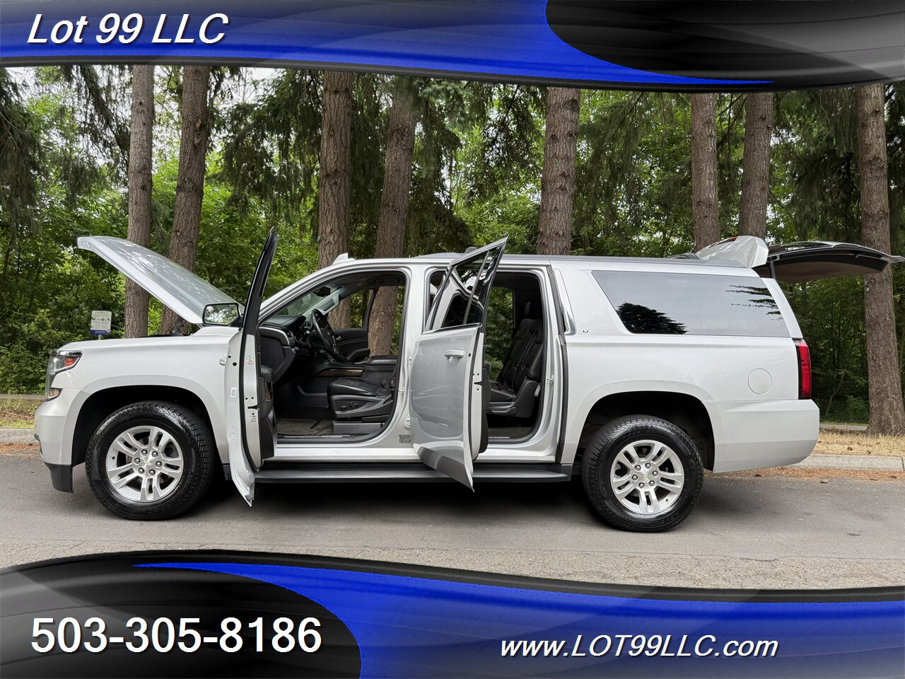 2016 Chevrolet Suburban LT 4x4 133k Htd Leather 3rd Row New Transmission - Photo 54 - Milwaukie, OR 97267