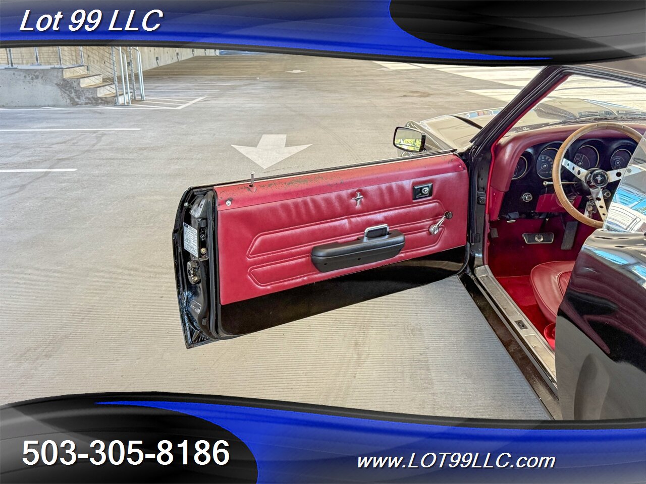 1969 Ford Mustang 351 V8 New Red Interior & Headliner 17 " Wheels New Tires Front Disc Brakes - Photo 34 - Milwaukie, OR 97267