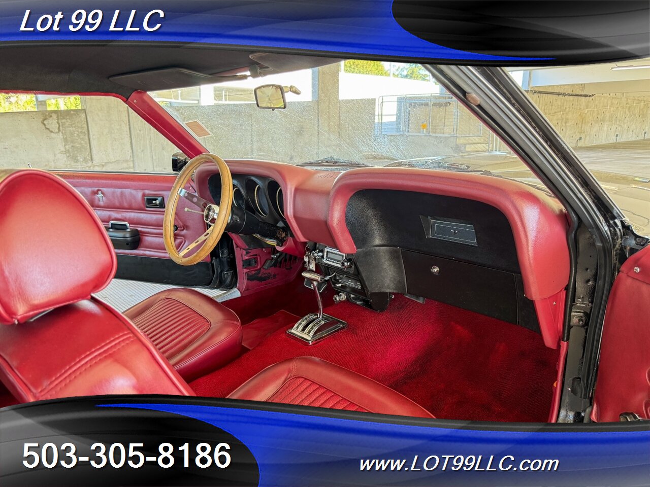 1969 Ford Mustang 351 V8 New Red Interior & Headliner 17 " Wheels New Tires Front Disc Brakes - Photo 36 - Milwaukie, OR 97267