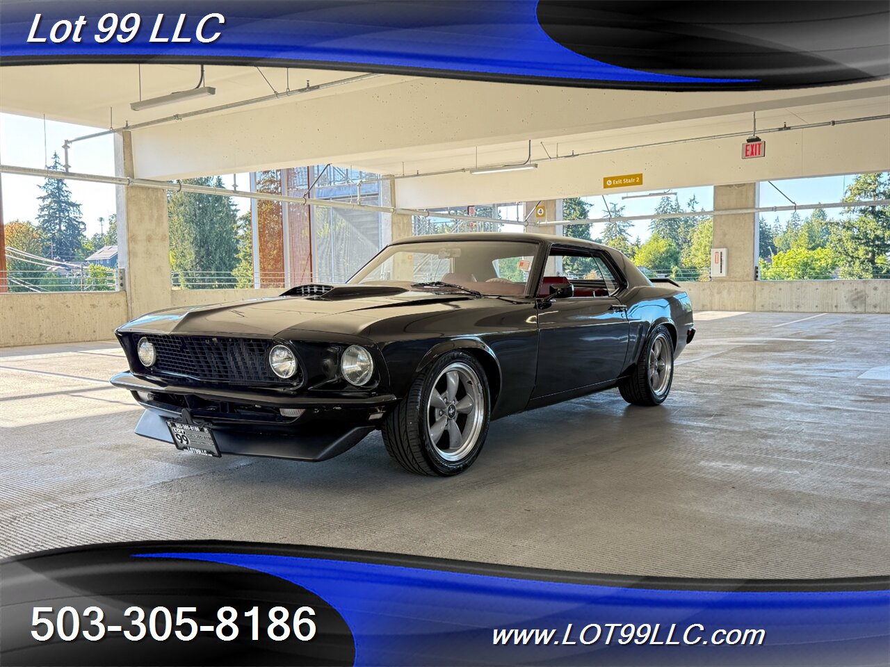 1969 Ford Mustang 351 V8 New Red Interior & Headliner 17 " Wheels New Tires Front Disc Brakes - Photo 2 - Milwaukie, OR 97267