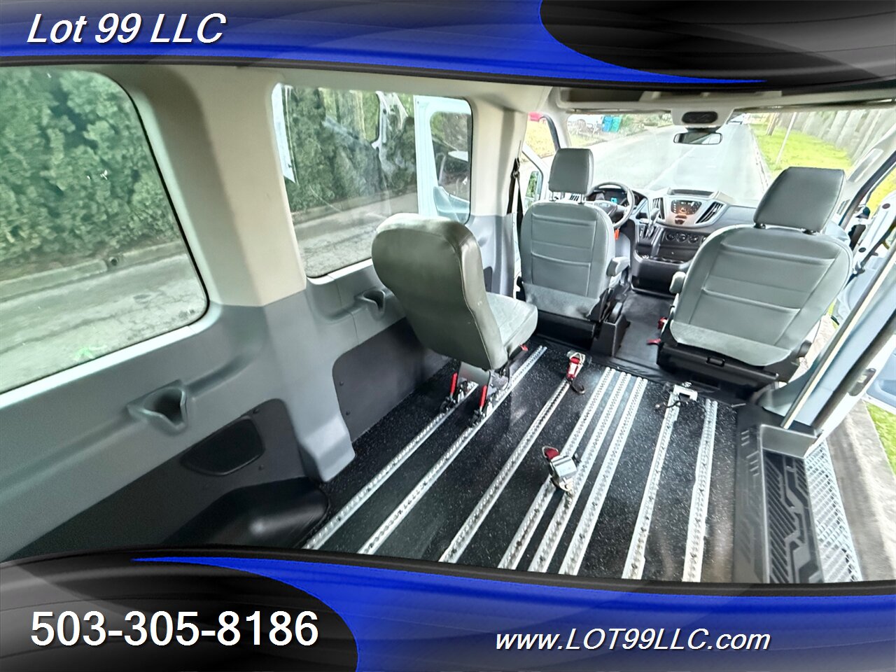 2018 Ford Transit Mid Roof 87k ** WHEELCHAIR VAN ** NEW TIRES 34 "  Rear Lift 3 Passenger 1-Owner  Interlock Flooring - Photo 54 - Milwaukie, OR 97267