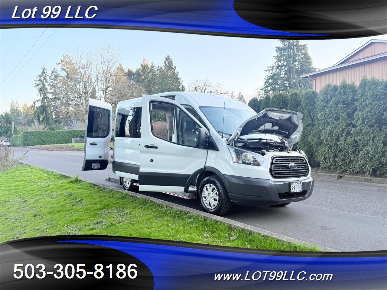 2018 Ford Transit Mid Roof 87k ** WHEELCHAIR VAN ** NEW TIRES 34 "  Rear Lift 3 Passenger 1-Owner  Interlock Flooring - Photo 30 - Milwaukie, OR 97267