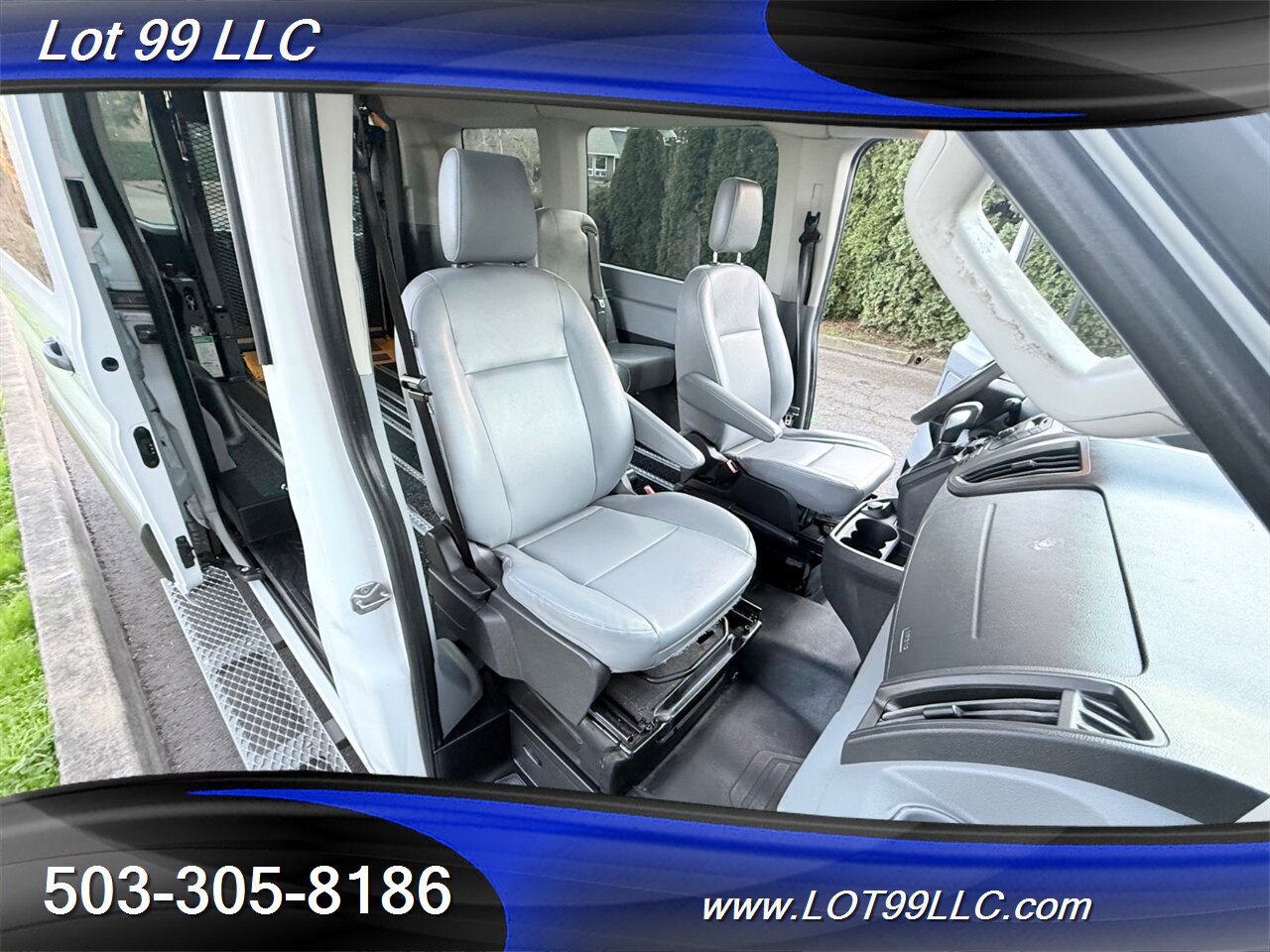 2018 Ford Transit Mid Roof 87k ** WHEELCHAIR VAN ** NEW TIRES 34 "  Rear Lift 3 Passenger 1-Owner  Interlock Flooring - Photo 19 - Milwaukie, OR 97267