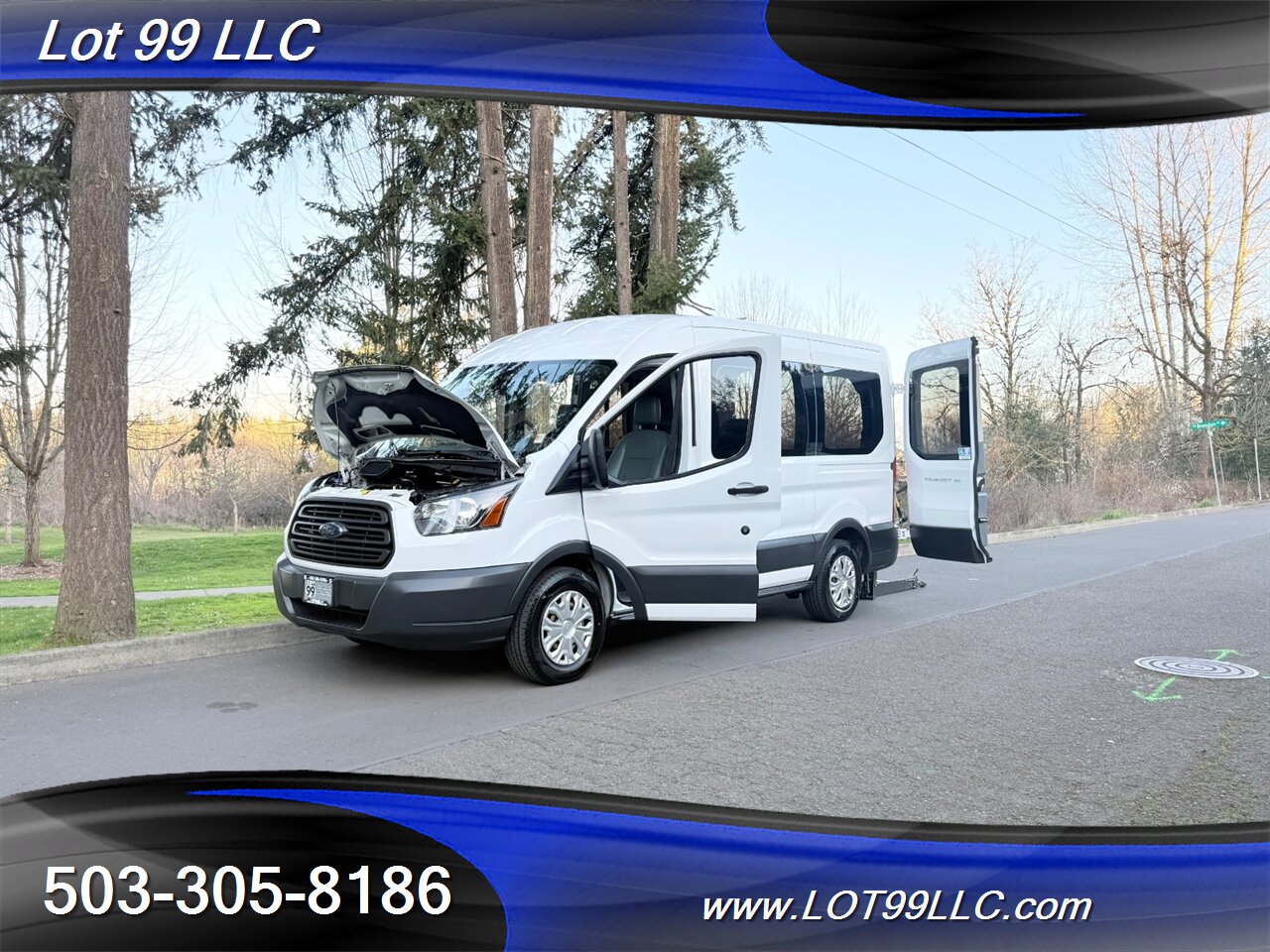 2018 Ford Transit Mid Roof 87k ** WHEELCHAIR VAN ** NEW TIRES 34 "  Rear Lift 3 Passenger 1-Owner  Interlock Flooring - Photo 27 - Milwaukie, OR 97267