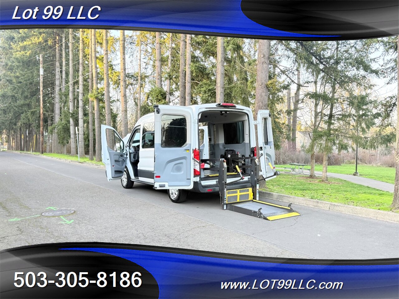 2018 Ford Transit Mid Roof 87k ** WHEELCHAIR VAN ** NEW TIRES 34 "  Rear Lift 3 Passenger 1-Owner  Interlock Flooring - Photo 34 - Milwaukie, OR 97267
