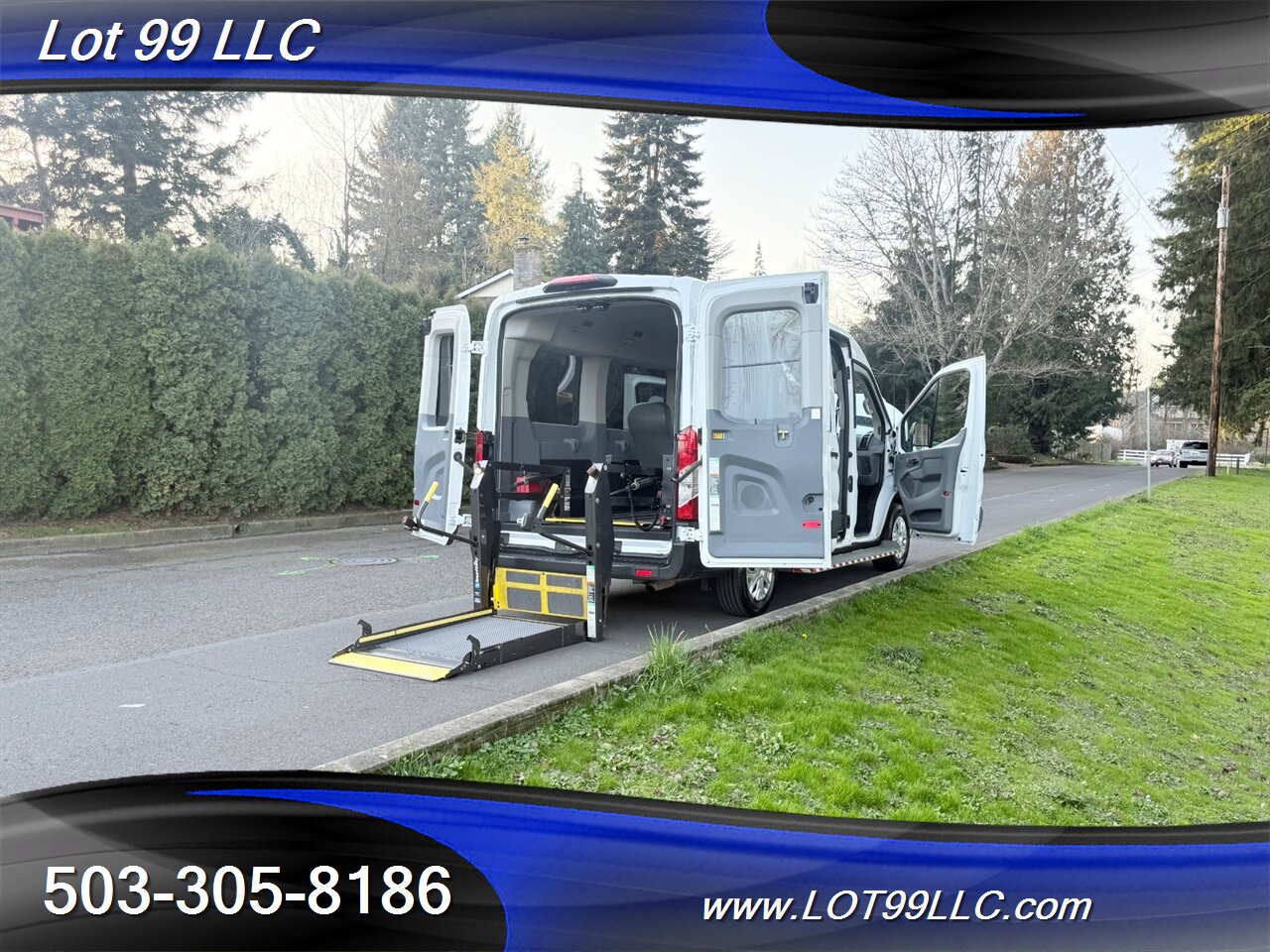 2018 Ford Transit Mid Roof 87k ** WHEELCHAIR VAN ** NEW TIRES 34 "  Rear Lift 3 Passenger 1-Owner  Interlock Flooring - Photo 22 - Milwaukie, OR 97267