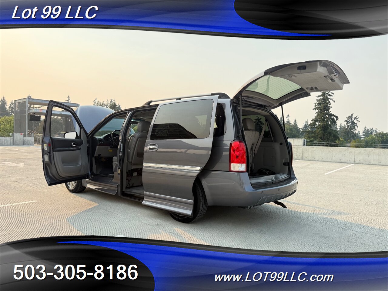 2007 Buick Terraza CXL 124K WHEELCHAIR VAN Power Side Ramp Leather  NEW TIRES Overhead DVD Entertainment - Photo 31 - Milwaukie, OR 97267