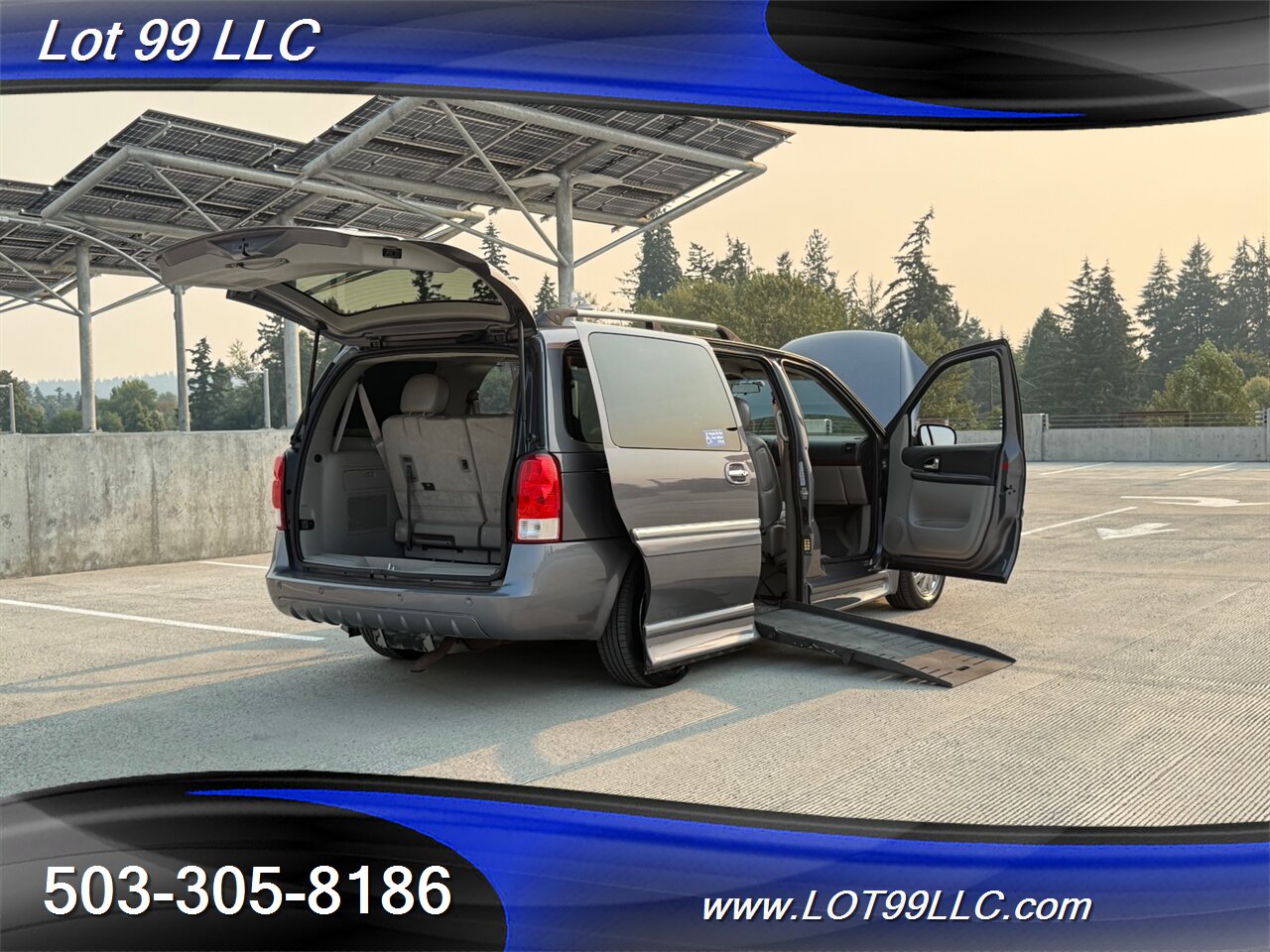 2007 Buick Terraza CXL 124K WHEELCHAIR VAN Power Side Ramp Leather  NEW TIRES Overhead DVD Entertainment - Photo 29 - Milwaukie, OR 97267