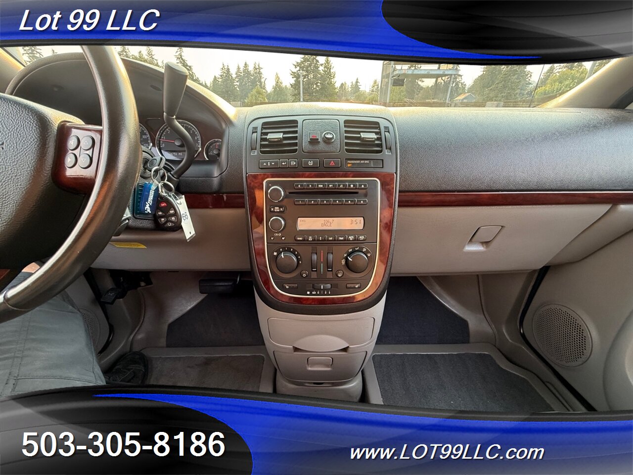 2007 Buick Terraza CXL 124K WHEELCHAIR VAN Power Side Ramp Leather  NEW TIRES Overhead DVD Entertainment - Photo 19 - Milwaukie, OR 97267