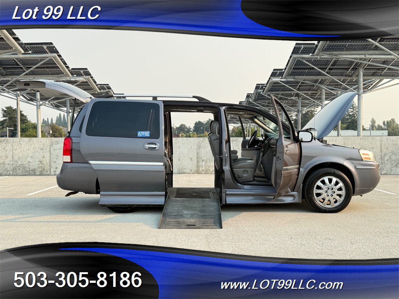2007 Buick Terraza CXL 124K WHEELCHAIR VAN Power Side Ramp Leather  NEW TIRES Overhead DVD Entertainment - Photo 22 - Milwaukie, OR 97267