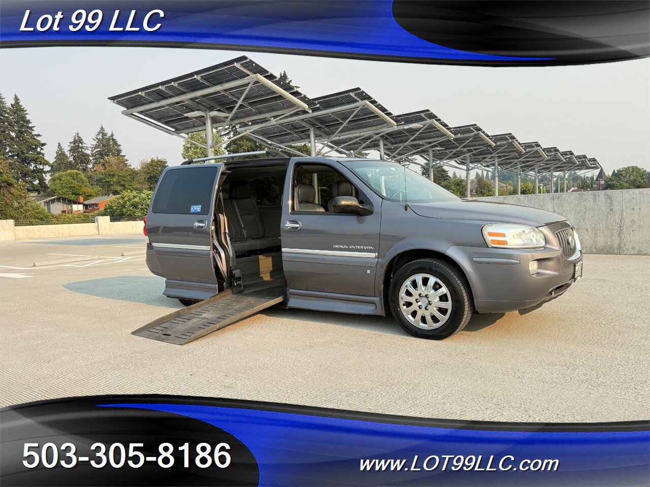 2007 Buick Terraza CXL 124K WHEELCHAIR VAN Power Side Ramp Leather  NEW TIRES Overhead DVD Entertainment - Photo 2 - Milwaukie, OR 97267