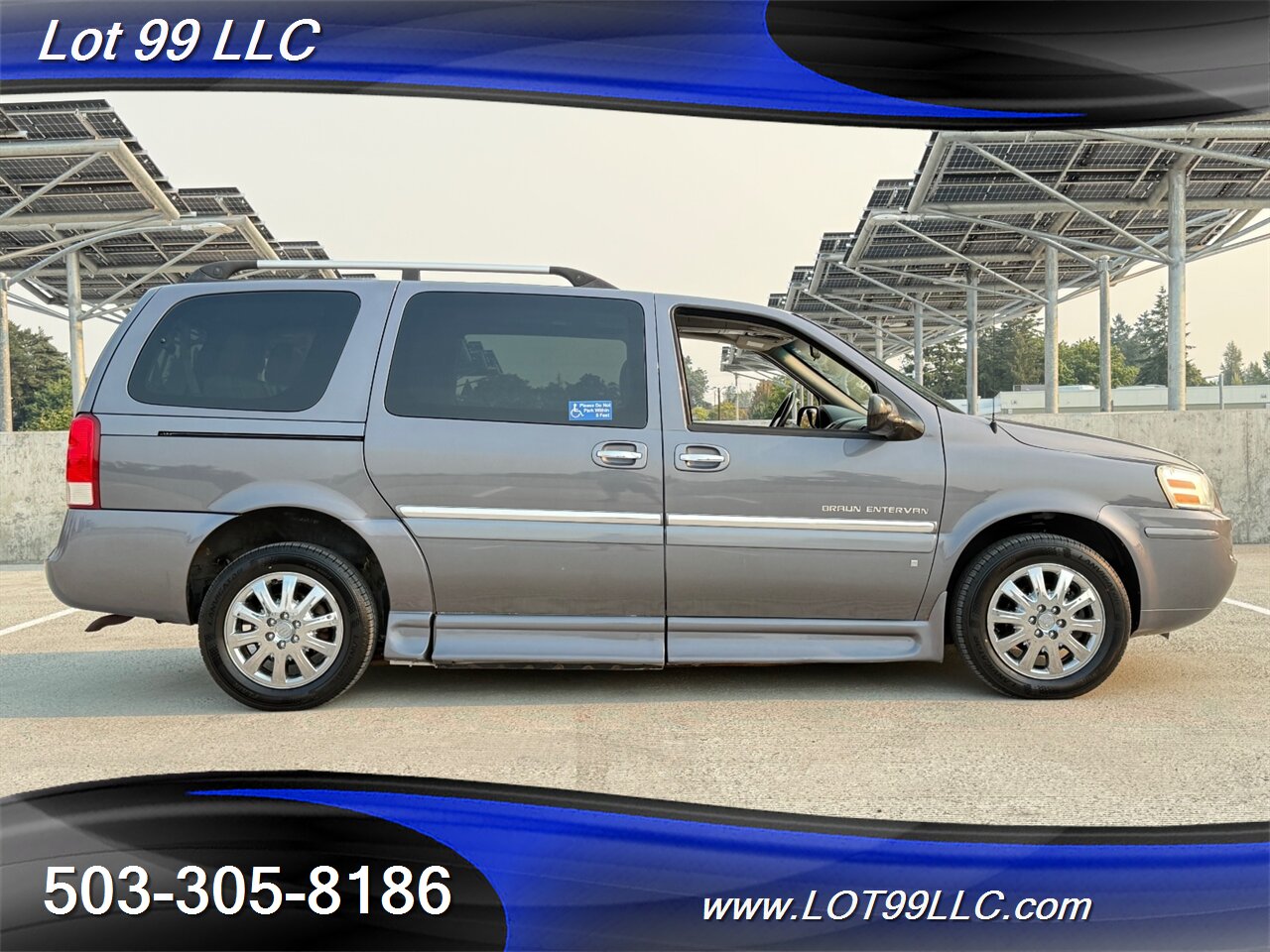 2007 Buick Terraza CXL 124K WHEELCHAIR VAN Power Side Ramp Leather  NEW TIRES Overhead DVD Entertainment - Photo 13 - Milwaukie, OR 97267
