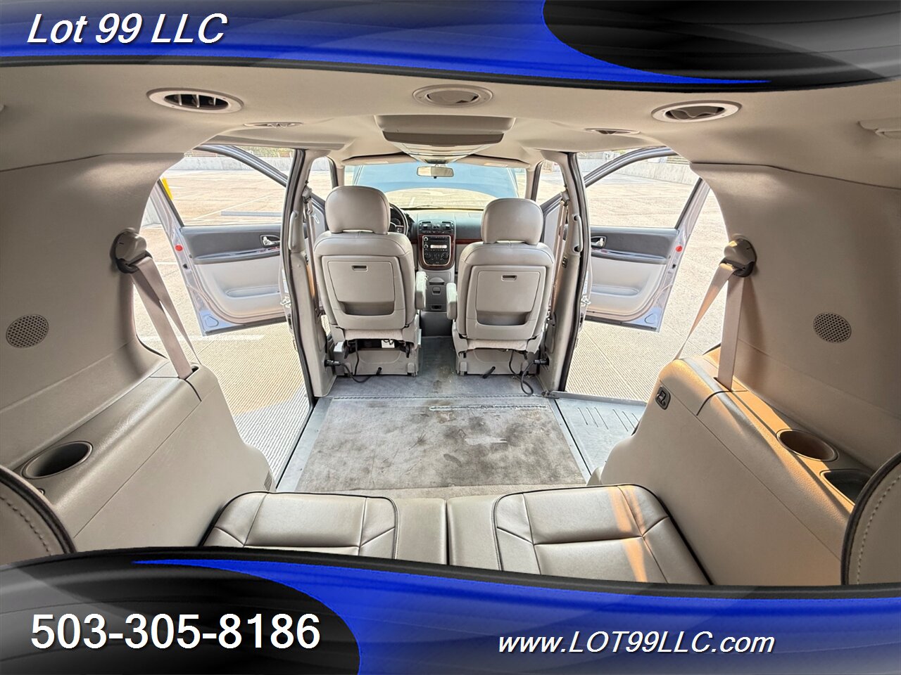2007 Buick Terraza CXL 124K WHEELCHAIR VAN Power Side Ramp Leather  NEW TIRES Overhead DVD Entertainment - Photo 4 - Milwaukie, OR 97267