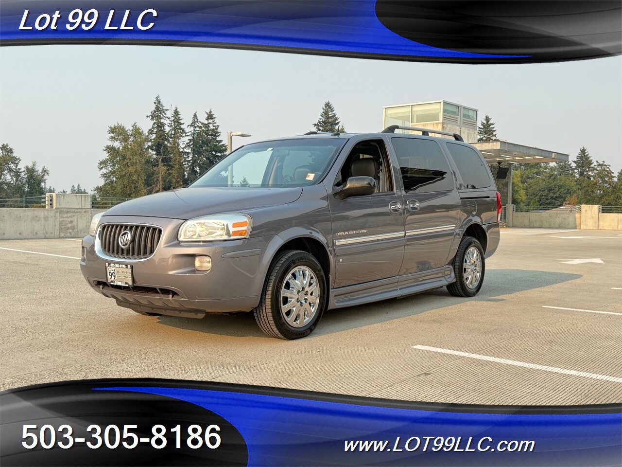 2007 Buick Terraza CXL 124K WHEELCHAIR VAN Power Side Ramp Leather  NEW TIRES Overhead DVD Entertainment - Photo 10 - Milwaukie, OR 97267