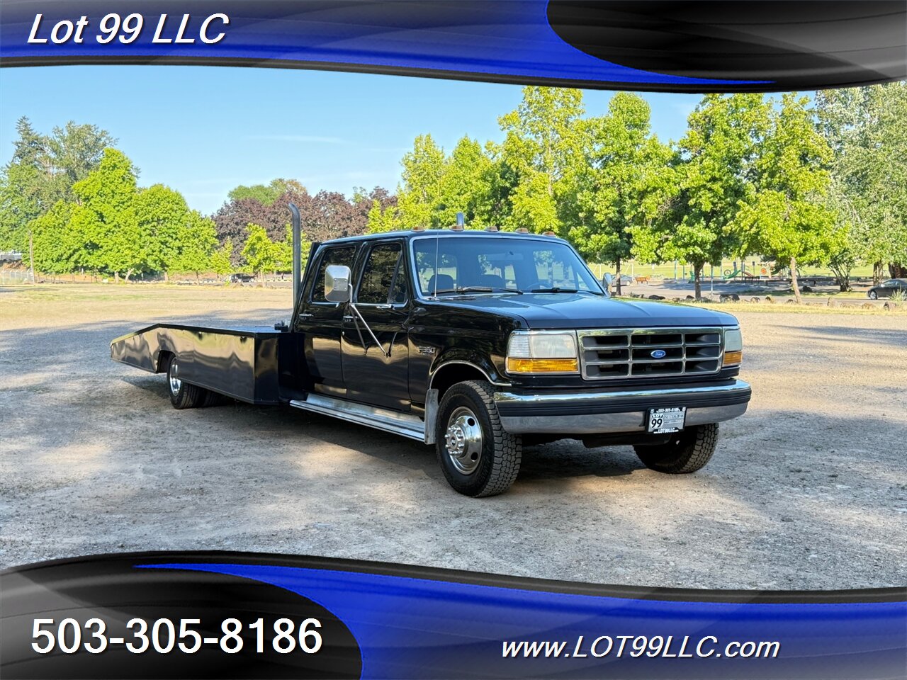 1994 Ford F-350 CrewCab OBS  7.3 Diesel 5 Speed Manual Wedge Truck  Show Hauler - Photo 9 - Milwaukie, OR 97267