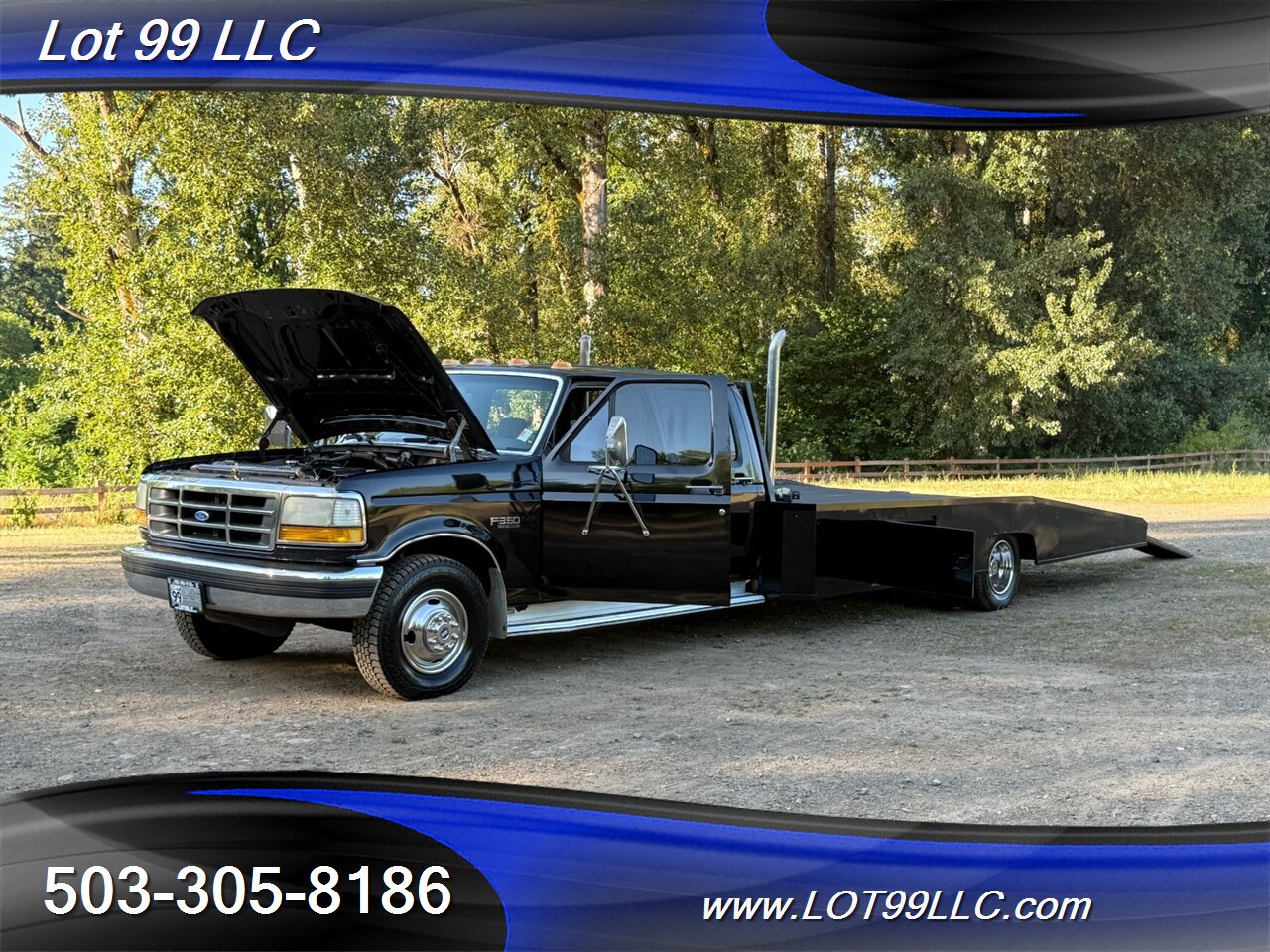 1994 Ford F-350 CrewCab OBS  7.3 Diesel 5 Speed Manual Wedge Truck  Show Hauler - Photo 25 - Milwaukie, OR 97267