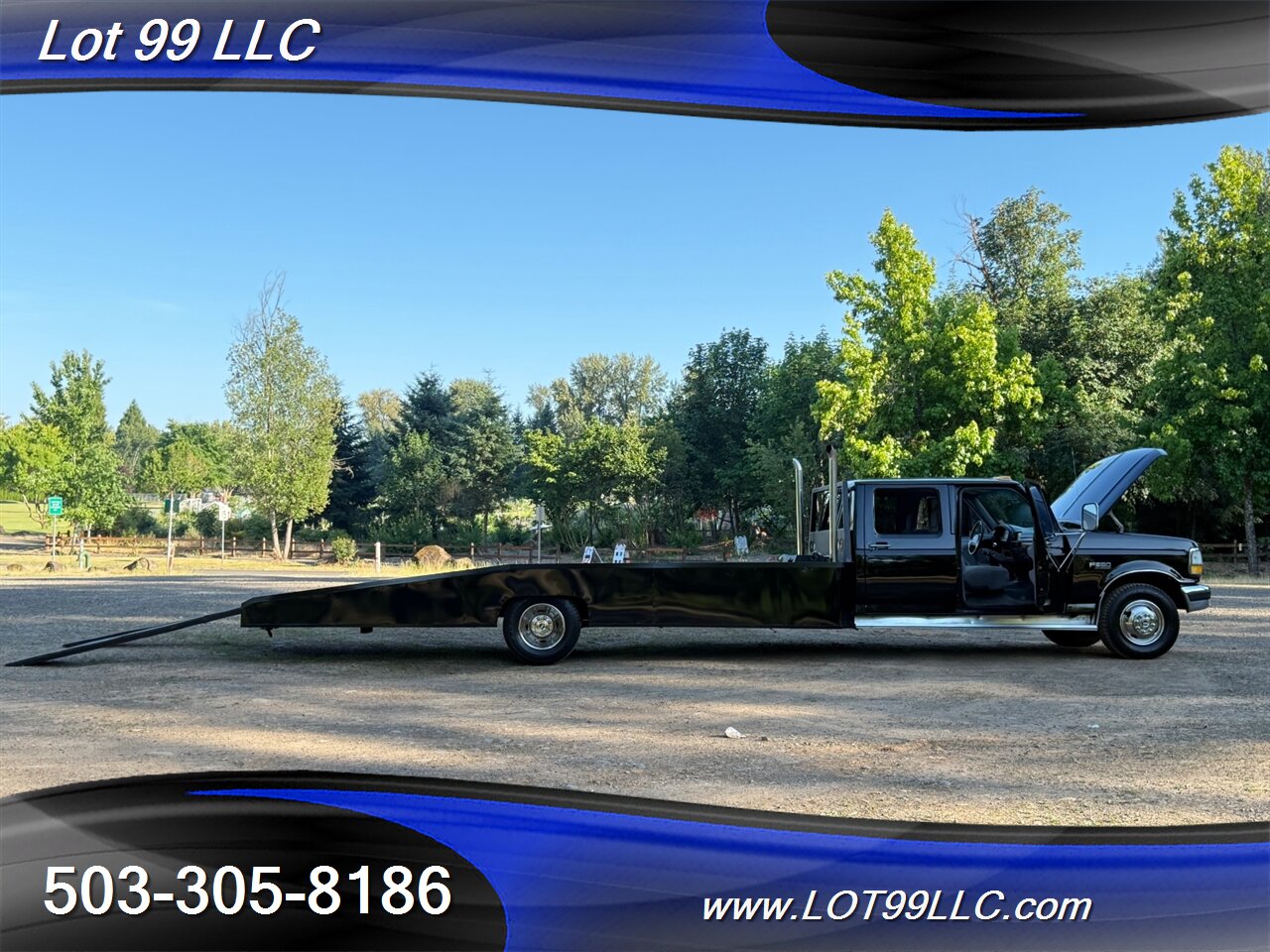 1994 Ford F-350 CrewCab OBS  7.3 Diesel 5 Speed Manual Wedge Truck  Show Hauler - Photo 22 - Milwaukie, OR 97267