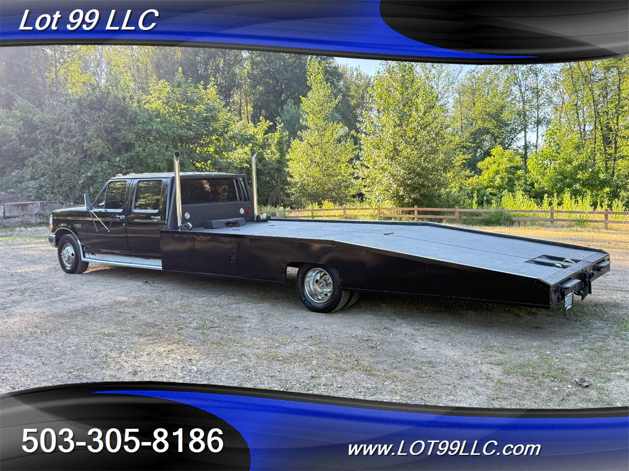 1994 Ford F-350 CrewCab OBS  7.3 Diesel 5 Speed Manual Wedge Truck  Show Hauler - Photo 13 - Milwaukie, OR 97267