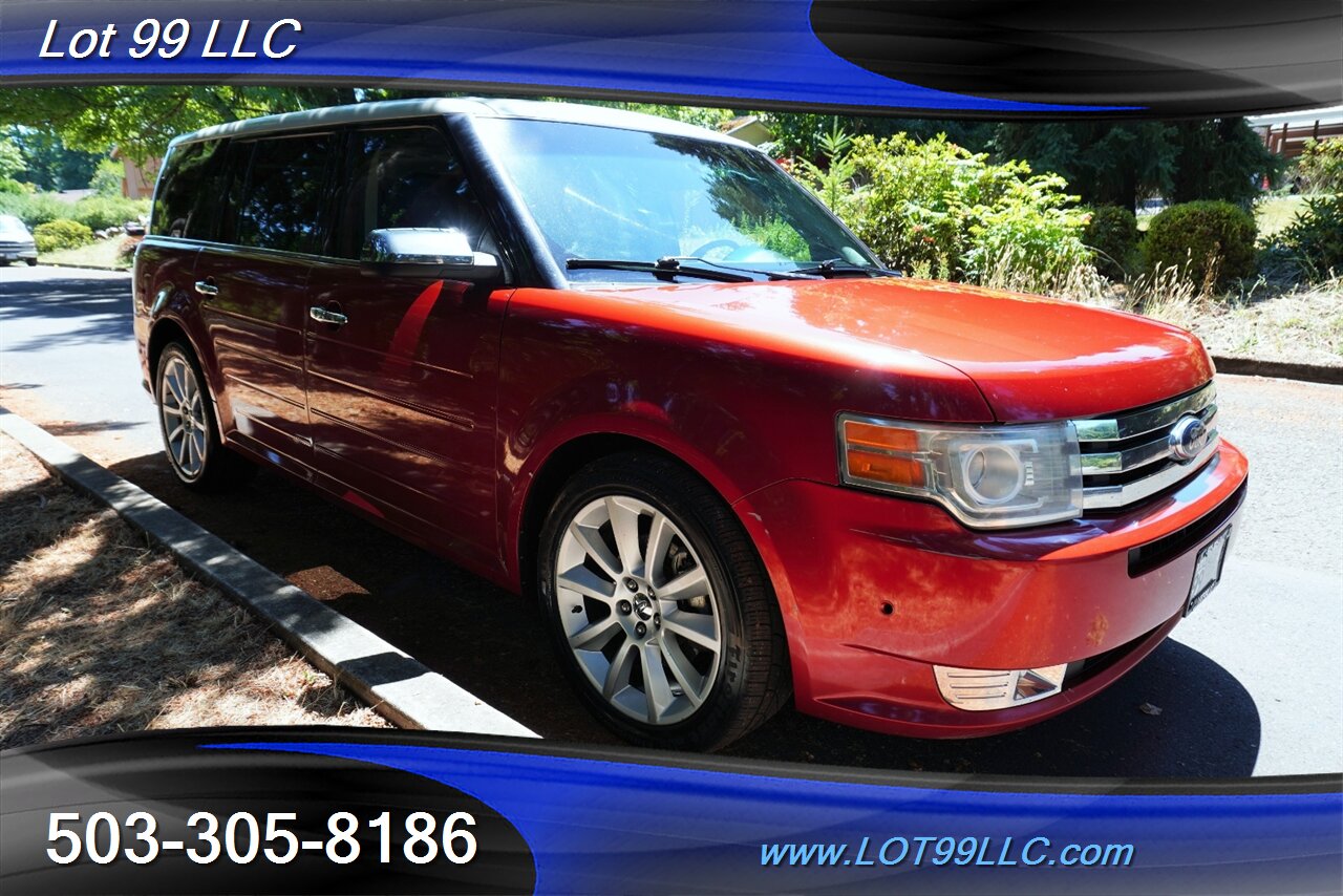 2011 Ford Flex Limited AWD V6 3.5L TWIN TURBO Heated Leather GPS  Pano Roof Premium Wheels Newer Tires 2 OWNERS - Photo 7 - Milwaukie, OR 97267