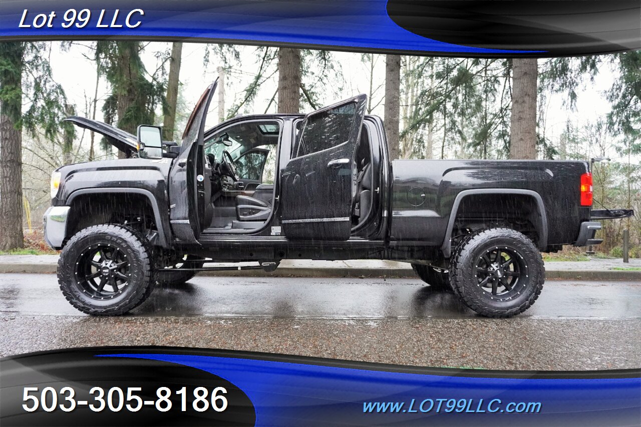 2018 GMC Sierra 3500HD SLT 4X4 92K 6.6L Duramax Diesel Heated AC Leather  GPS Moon Roof LIFTED 20S 37 OFF ROAD TIRES - Photo 27 - Milwaukie, OR 97267