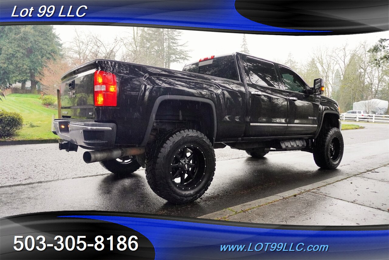 2018 GMC Sierra 3500HD SLT 4X4 92K 6.6L Duramax Diesel Heated AC Leather  GPS Moon Roof LIFTED 20S 37 OFF ROAD TIRES - Photo 9 - Milwaukie, OR 97267